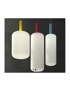 Targetti 1t3981 wasabi led suspensión 13w chianti rojo h 350 300